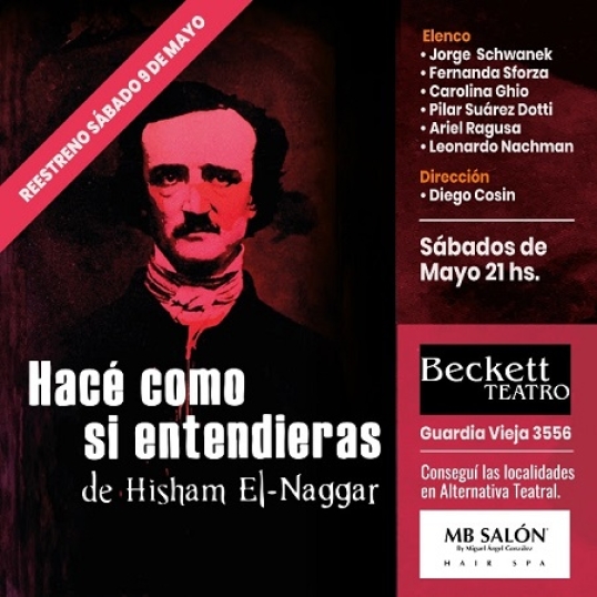 «Hacé como si entendieras», sábados de mayo en Beckett Teatro
