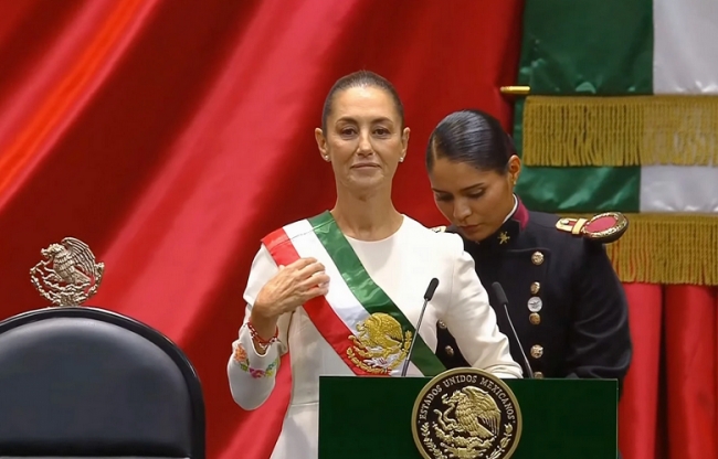 Claudia Sheinbaum juró como presidenta de México
