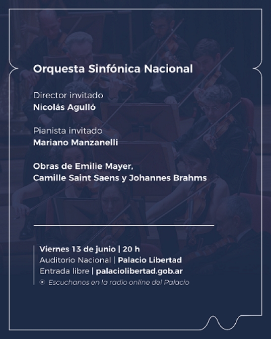 Orquesta Sinfónica Nacional- Estreno de "Apariciones" de José Luis Campana y obras de Albert Schnelzer y Carl Nielsen
