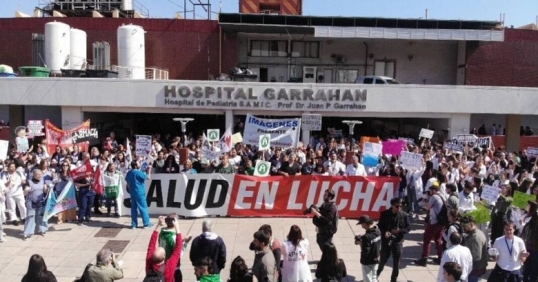 Los trabajadores del Garrahan se anticipan al posible veto a la Ley de Emergencia Pediátrica