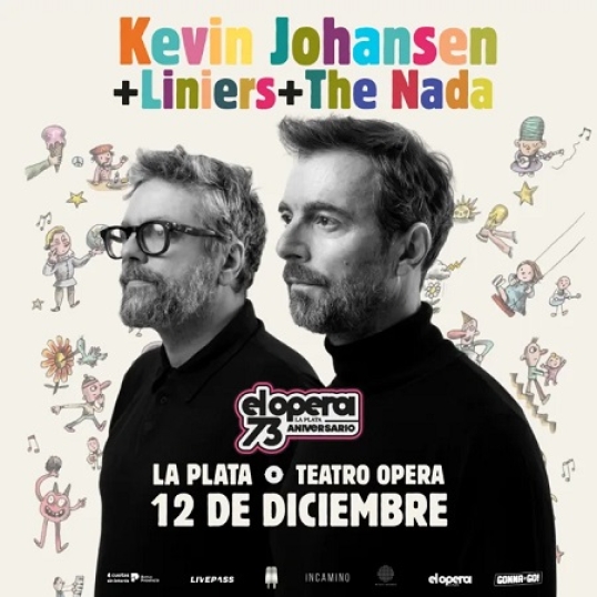 Kevin Johansen y Liniers llegan al Teatro Ópera La Plata