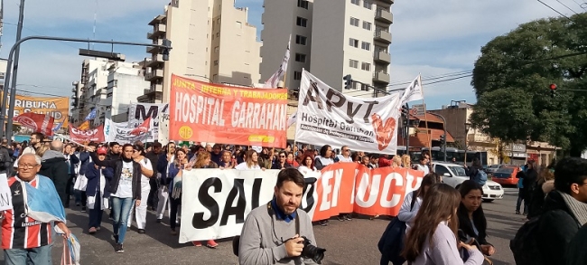 Los trabajadores de Vialidad, hospital Garrahan, el INTI y la CATT se movilizan hoy al Senado