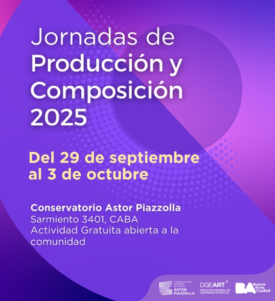 Jornadas en el Conservatorio Superior de Música “Astor Piazzolla”