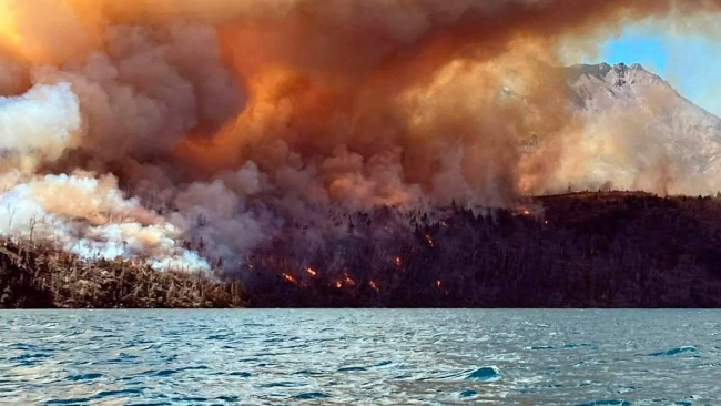 Chubut: El fuego empeora la situación en Cholila
