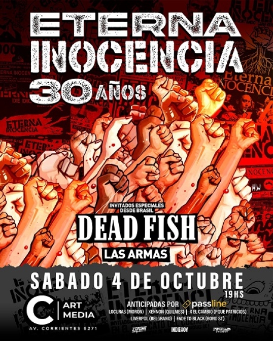 Eterna Inocencia festeja sus 30 años de vida
