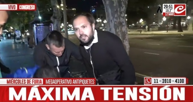 Emanuel Herrera, periodista baleado: «La represión fue una salvajada»