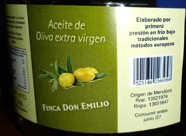 ANMAT prohibió la venta de dos marcas de aceite de oliva