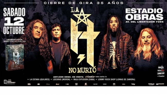 La H No Murió cierra la gira de los 35 años de Hermética en el Estadio Obras Sanitarias