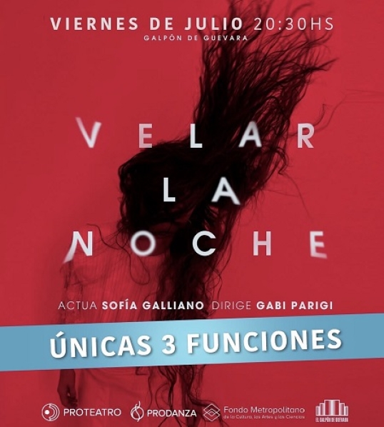 Velar la Noche se presenta en julio en El galpón de Guevara