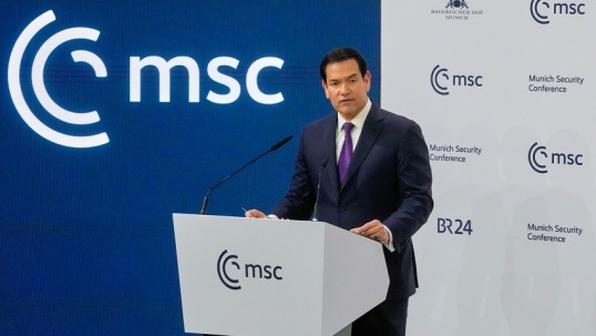 Marco Rubio a Europa: «Les pedimos que se unan a nosotros contra la migración masiva»