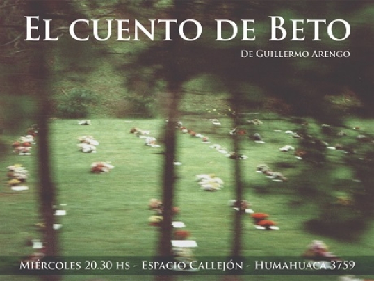 Guillermo Arengo presenta "El cuento de Beto" en Espacio Callejón