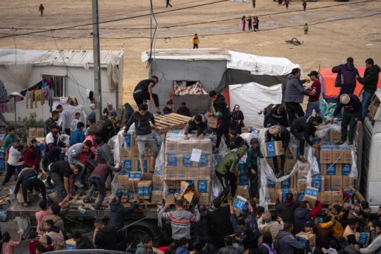 Israel quiere bloquear completamente la entrega de ayuda humanitaria al norte de la Franja de Gaza