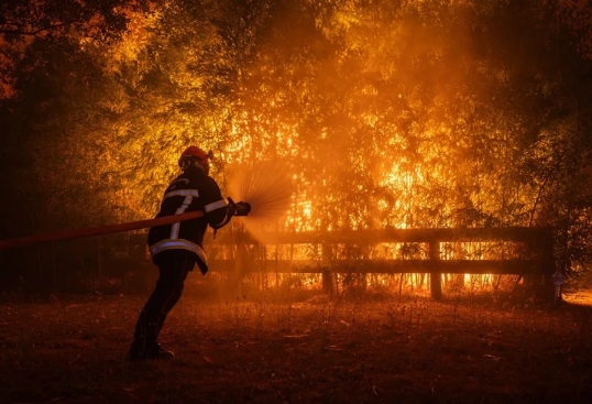 Francia: Ascienden a 220.000 los evacuados por el fuego en Gironda