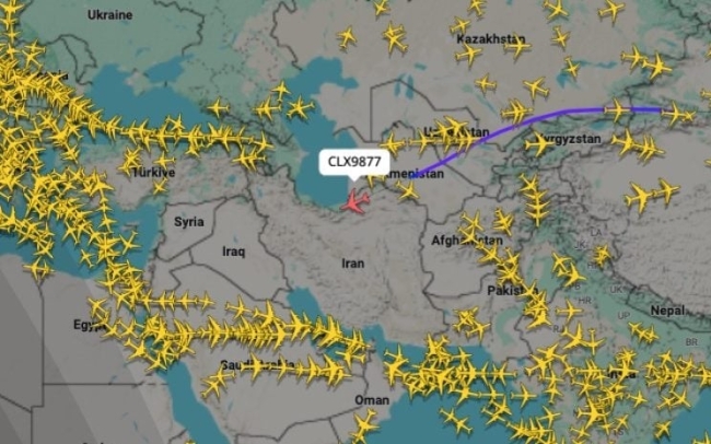 Detectan vuelos de carga de China a Irán