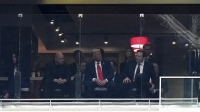 Donald Trump y Elon Musk en un homenaje al activista Charlie Kirk
