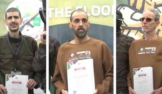 Hamás liberó a otros tres rehenes israelíes