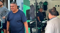Bahía Blanca: Llegó Claudio Tapia, con con maquinaria de limpieza
