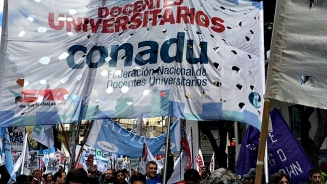 La CONADU anunció una semana de paro