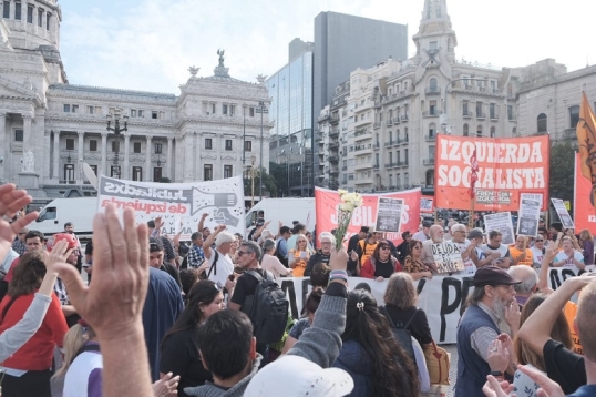 Nueva marcha de los jubilados: Efectivos federales lanzaron gas pimienta a los manifestantes