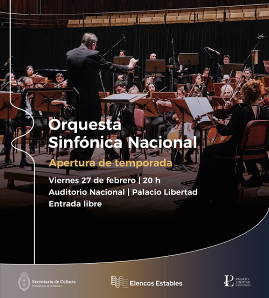 La Orquesta Sinfónica Nacional comienza su temporada en el Palacio Libertad