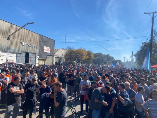 La seccional Villa Constitución, de la UOM rechazó el cierre de paritarias de la intervención