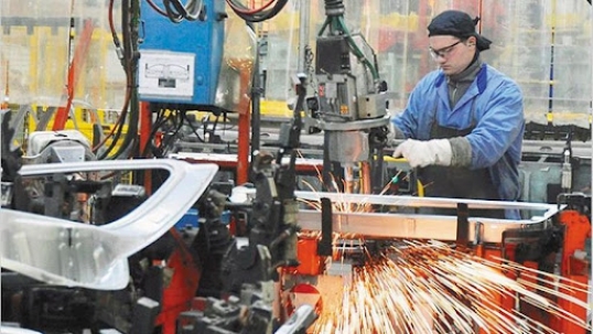 El uso de la capacidad instalada fue del 61,3%, en agosto, unos 6,6 puntos porcentuales por debajo del mismo mes del año 2023