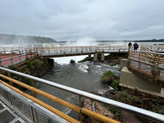 Cataratas del Iguazú: asistencia del INTI para la reapertura del circuito Garganta del Diablo