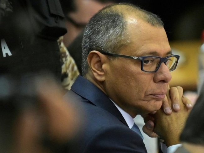 Ecuador: Presentan un 'habeas corpus' en favor de Jorge Glas, para evitar que se suicide