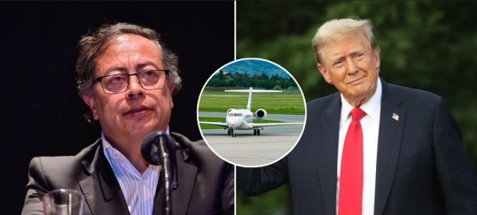 Colombia: Petro desautorizó la entrada de aviones con migrantes enviados por Trump