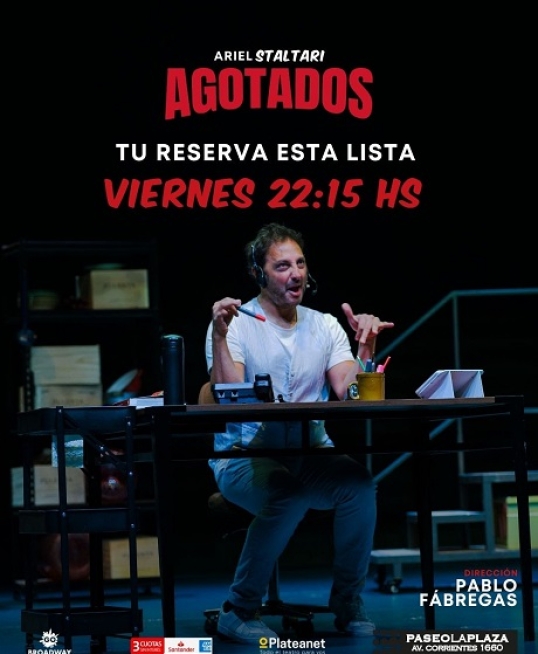 Ariel Staltari presenta «Agotados» en el Paseo La Plaza