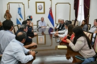 Misiones: El gobernador Hugo Passalacqua recibió a productores yerbateros
