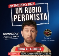 Gustavo Berger, el Rubio Peronista,vuelve para mostrar su espectáculo "Daño Cerebral Mínimo"