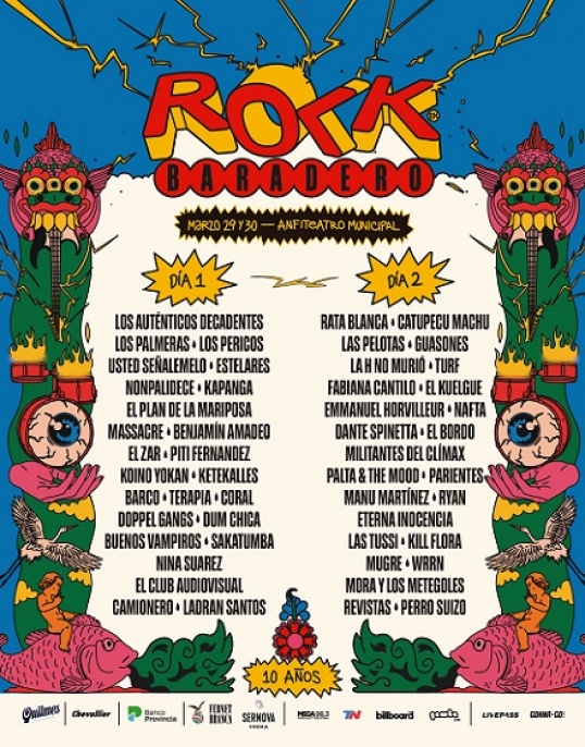 Baradero: El 29 y 30 de marzo el Festival de Rock resonará en todo el país