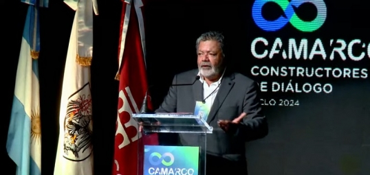 Gerardo Martínez: «Sin obras públicas no hay destino de grandeza para Argentina»