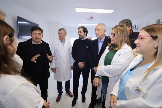 Axel Kicillof puso en funcionamiento nueva infraestructura y equipamiento en el Hospital de Niños Sor María Ludovica