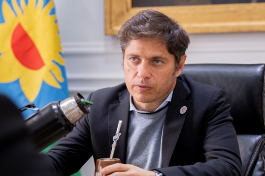 Axel Kicillof contra el Gobieerno Nacional por la disolución del Ente que controlaba la Vía Navegable Troncal