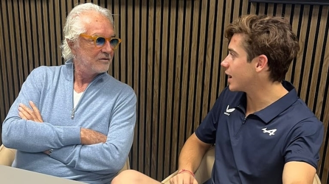 Flavio Briatore afirmó que Colapinto, «es el proyecto más importante» de la escudería Alpine