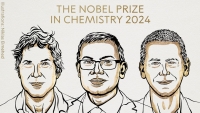 Otorgan el Nobel de Química a los científicos David Baker, Demis Hassabis y John Jumper
