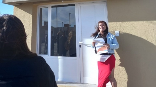 Chubut: Mariana es la primera mujer trans en acceder a una vivienda digna en la provincia