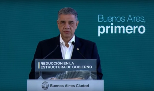 Jorge Macri anunció una reducción de la estructura del Ejecutivo de la Ciudad