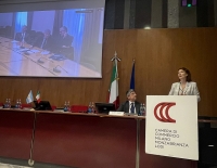 En Italia, la Canciller Diana Mondino abrió un evento sobre las oportunidades de inversión en el sector energético argentino