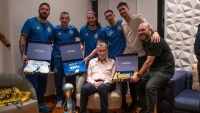 Central visitó a Edgardo Bauza en su casa en Quito