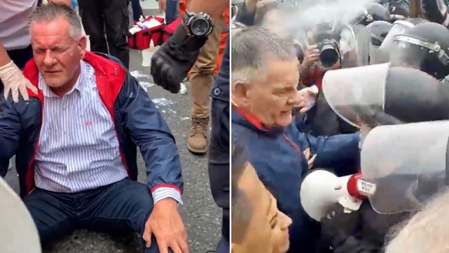 Tratamiento de la Ley Bases: La policía reprimió con gas a diputados y fueron hospitalizados