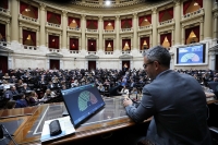 Diputados sesiona para aprobar con cambios la reforma laboral de Javier Milei