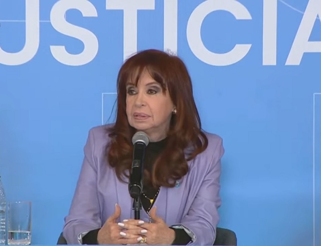 Cristina volvió a criticar a la Justicia: “Se me aplica un régimen que no rige para nadie más”
