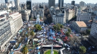 San Cayetano: Movilización y acto multitudinario para decir basta al hambre de Javier Milei