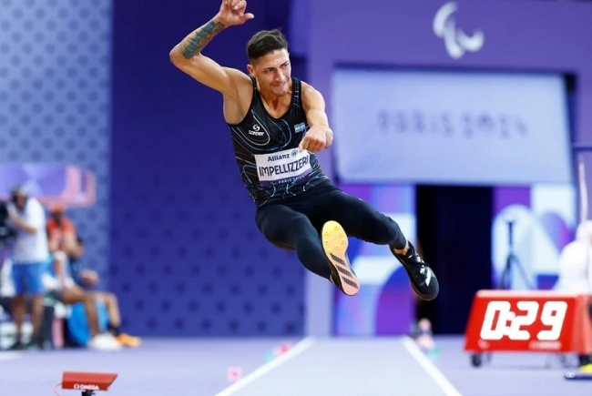 Juegos Paralímpicos de París 2024: Brian Lionel Impellizzeri ganó la medalla de oro en la final de salto en largo T37