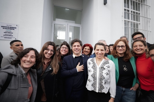 Axel Kicillof inauguró la nueva guardia de Salud Mental del Hospital Dr. Alejandro Korn