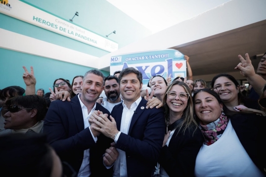 Axel Kicillof inauguró un nuevo Centro de Atención Primaria de la Salud en el municipio de Pila