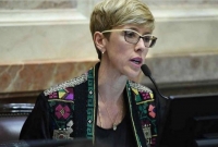 La senadora Silvina García Larraburu aseguró que: “El presupuesto desfinancia la Ciencia y la Educación”